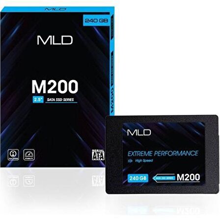 MLD M200 2.5 İnç 240 GB Sata 3.0 540 MB/s 560 MB/s SSD 